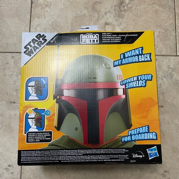STAR WARS Boba Fett Electronic Mask with Sound Effects NIB - Picture 7 of 7
